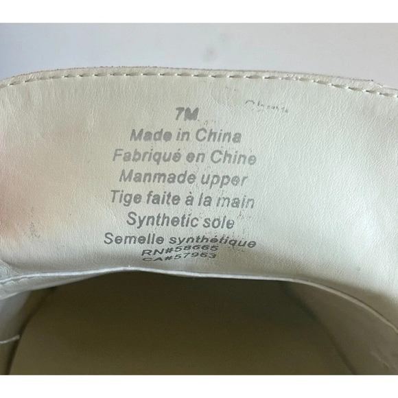 Open Edit Nordstrom Heather Platform Bit Loafer (Women) Ivory leather size 7 New - Picture 12 of 14